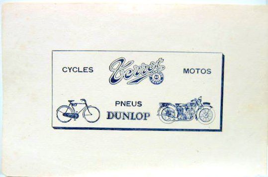 Couverture de 1930 ENVIRON TERROT BUVARD
