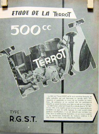 Couverture de 1954 TERROT 500 RGST