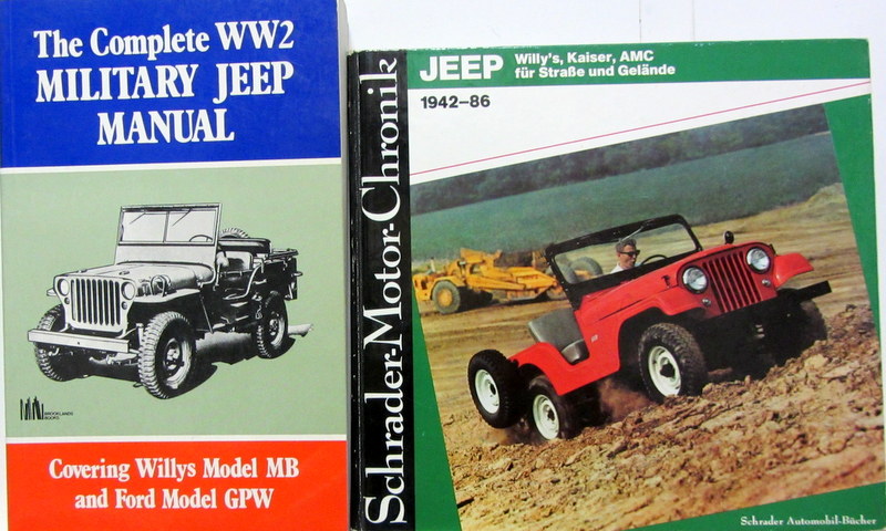 Couverture de THE COMPLETE WW2 MILITARY JEEP MANUAL - JEEP WILLY'S KAISER AMC FUR STRABE UND GELANDE 1942-86