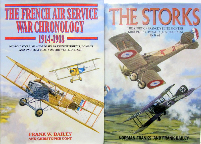 Couverture de THE FRENCH AIR SERVICE WAR CHRONOLOGIE 1914-1918 DAY TO DAY - THE STORKS THE STORY OF GROUPE DE COMBAT 12 LES CIGOGNES IN WW1