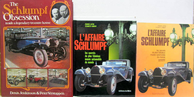 Couverture de THE SCHLUMPF OBSESSION INSIDE A LEGENDARY TREASURE HOUSE DE JENKINSON VERSTAPPEN - L'AFFAIRE SCHLUMPF - LE SECRET DU PLUS GRAND MUSEE AUTOMOBILE DU MONDE