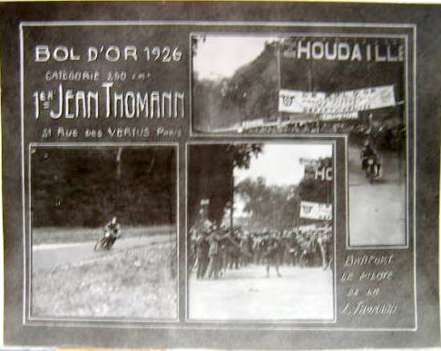 Couverture de THOMANN AU BOL D'OR 1926 PHOTO DE PRESSE D'EPOQUE
