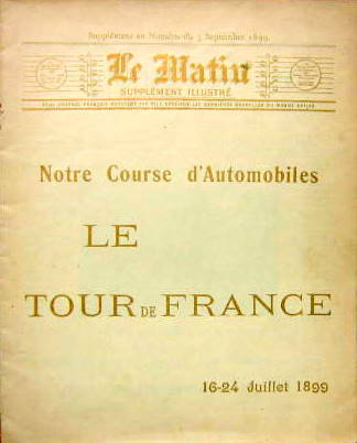 Couverture de 1899 TOUR DE FRANCE AUTO COMPTE REDU DE LA COURSE PAR LE MATIN AVEC LES RESULTATS AUTO ET MOTO