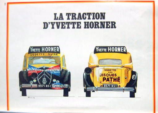 Couverture de LA TRACTION D'YVETTE HORNER