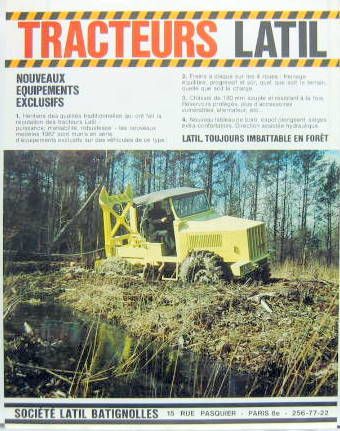 Couverture de TRACTEURS LATIL