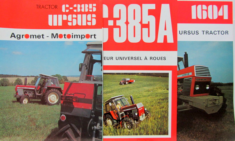 Couverture de TRACTEUR URSUS C 385 - C385A - 1604