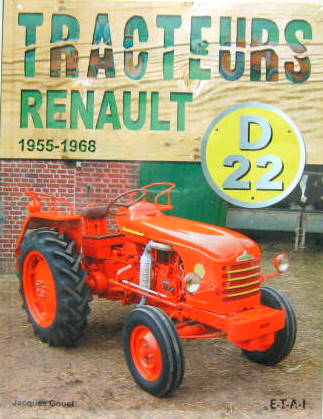 Couverture de TRACTEURS RENAULT UNE HISTOIRE EN PROSPECTUS 1918  1988