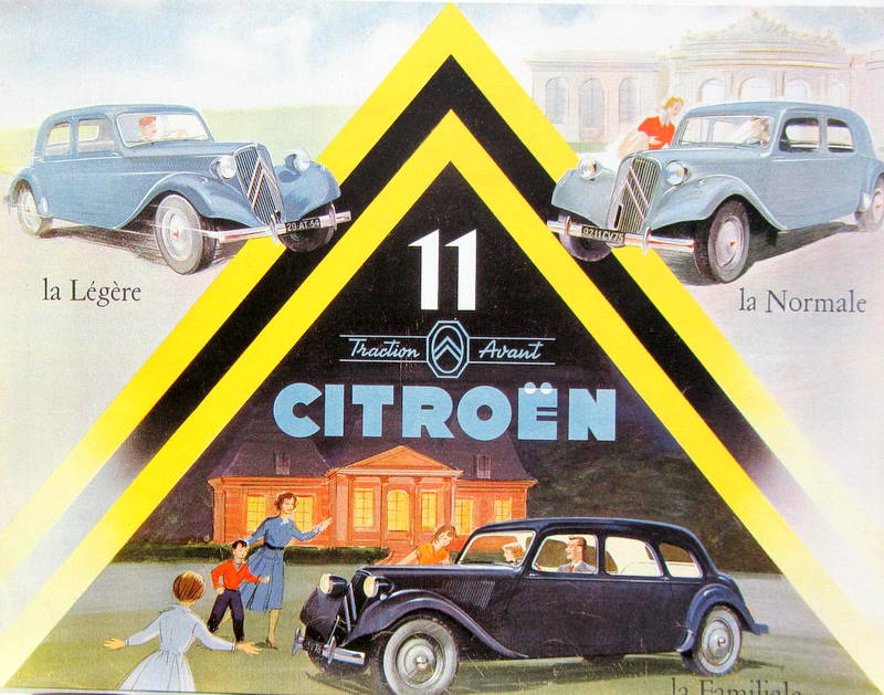 Couverture de 1954 TRACTION 11 CV LEGERE NORMALE FAMILIALE CATALOGUE AC 5026 EN FAC SIMILE