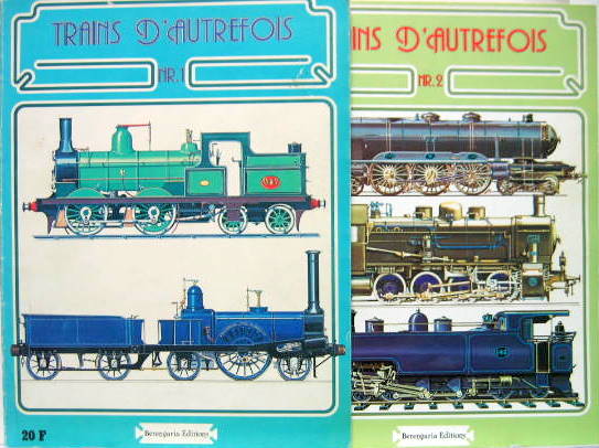 Couverture de TRAINS D'AUTREFOIS EN 2 VOLUMES