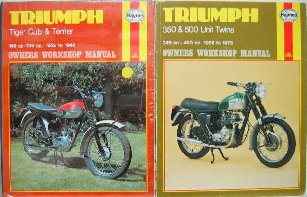 Couverture de TRIUMPH TIGER CUB ET TERRIER 350 ET 500 UNIT TWINS 1958-73
MANUEL DE REPARATION EN ANGLAIS AU CHOIX