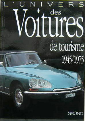 Couverture de L'UNIVERS DES VOITURES DE TOURISME 1945-1975