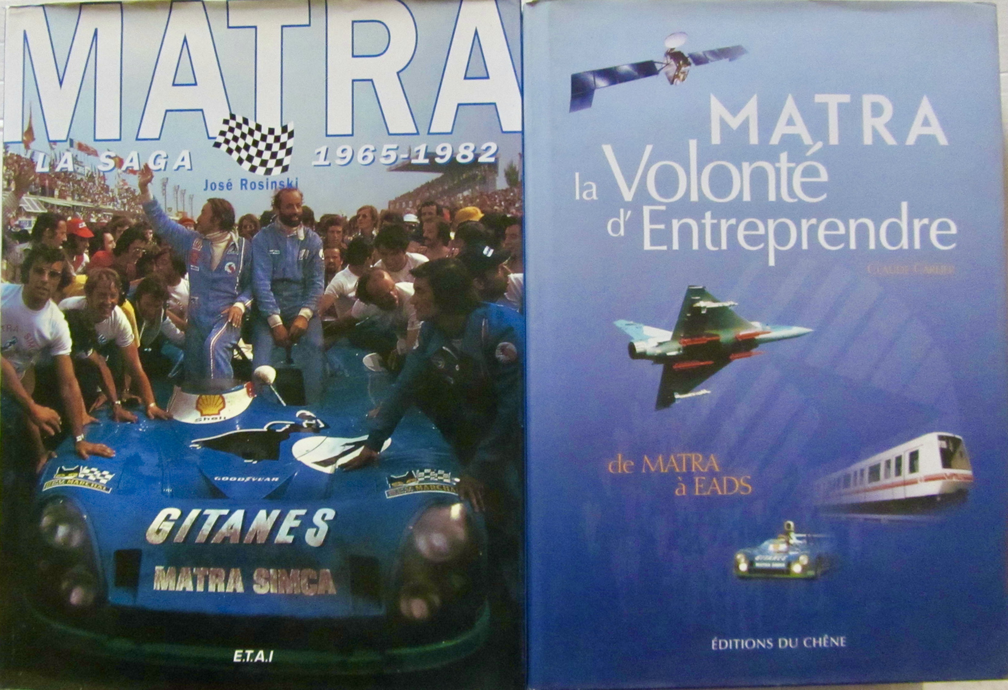 Couverture de MATRA LA SAGA 1965 1982 _ LA VOLONTE D'ENTREPRENDRE DE MATRA A EADS