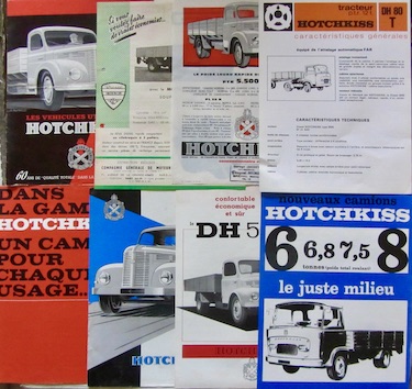 Couverture de HOTCHKISS CAMION CATALOGUE