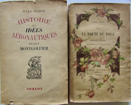 Couverture de HISTOIRES DES IDEES AERONAUTIQUES AVANT MONTGOLFIER - 1943 _ LA ROUTE DU POLE DE L'AERONAUTE GRADNIER 1900