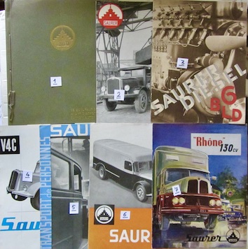 Couverture de SAURER CAMION DOCUMENTATION