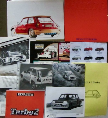 Couverture de RENAULT 5 TURBO 1 ET 2 DIVERS