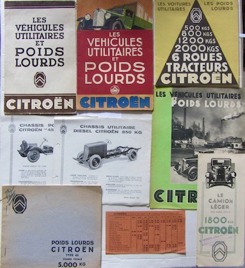 Couverture de CITROEN CAMION AVANT 1945