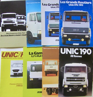 Couverture de UNIC CAMION DOCUMENTS
