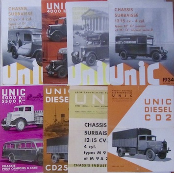 Couverture de UNIC CAMION DOCUMENTS