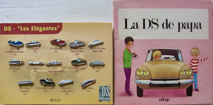 Couverture de LA DS DE PAPA LIVRE POUR ENFANTS DE ODEGE_ LOT DE PINS DS