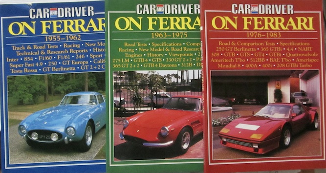Couverture de ON FERRARI 1955 AT 1983 CAR AND DRIVER