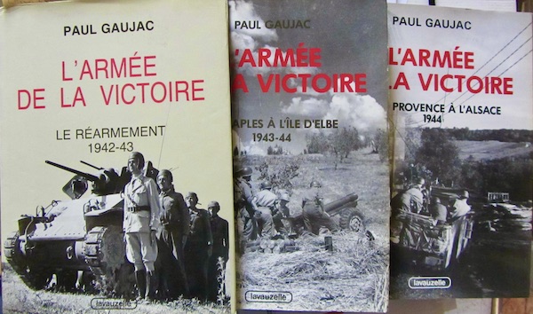 Couverture de L'ARMEE DE LA VICTOIRE DE P.GAUJAC EN 3 VOLUMES LAVAUZELLE