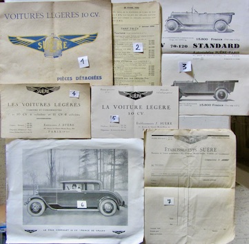Couverture de AUTOMOBILES SUERE