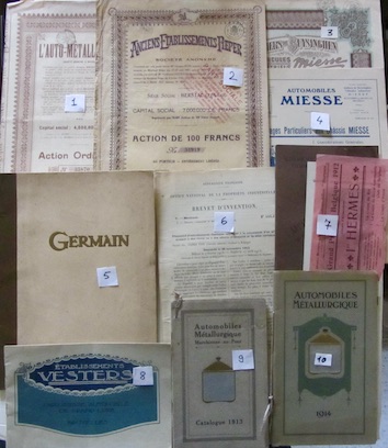 Couverture de AUTOMOBILES BELGES DIVERS