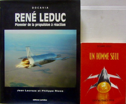 Couverture de LEDUC  PIONNIER DE LA PROPULSION A REACTION _ RENE UN HOMME SEUL DE SUZANNE LEDUC
