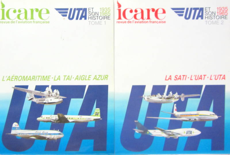 Couverture de UTA ET SON HISTOIRE 1935 - 1985  EN 2 TOMES D'ICARE