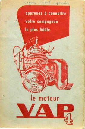 Couverture de VAP 4 ENTRETIEN CATALOGUE DE PIECES DETACHEES