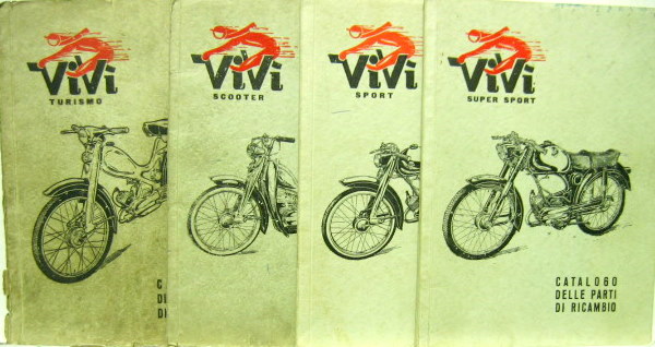 Couverture de VIVI  CATALOGUE DE PIECES  DETACHEES EN ITALIEN