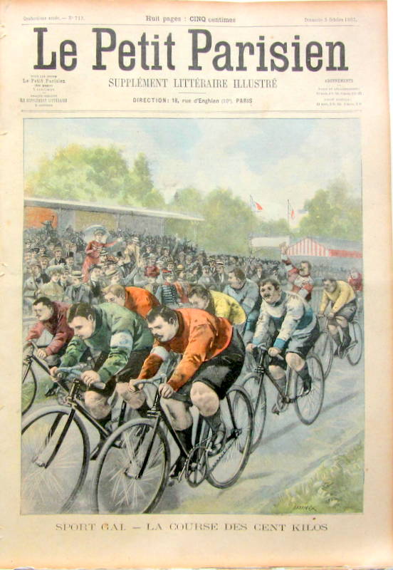 Couverture de SPORT GAI LA COURSE DES 100 KILOS SUPPLEMENT DU PETIT PARISIEN