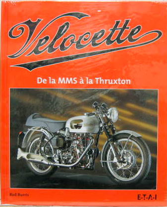 Couverture de VELOCETTE DE LA MMS A LA THRUXTON DE R.BURRIS