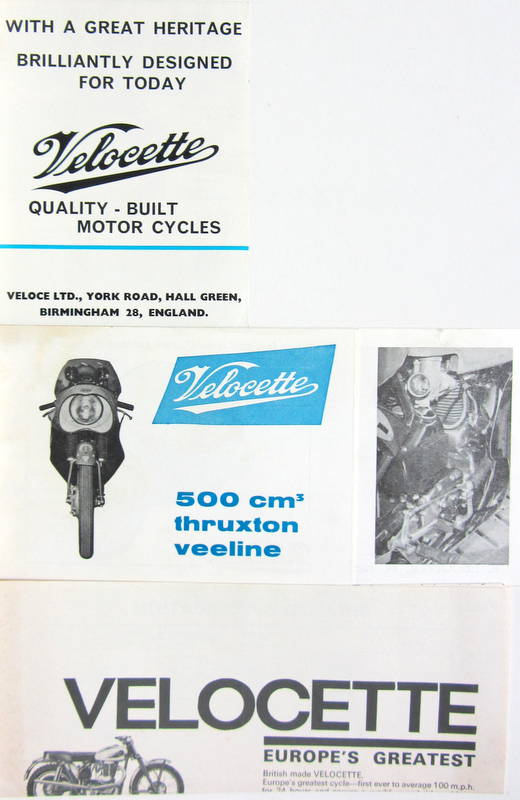 Couverture de GET A VELOCETTE QUALITY BUILT - VEELINE EN FRANCAIS - EUROPE