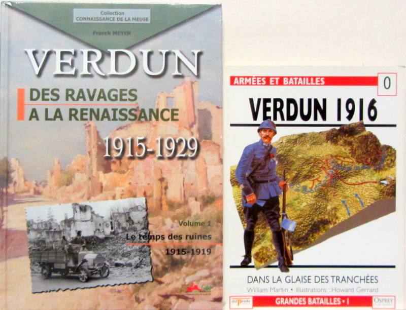 Couverture de VERDUN LE TEMPS DES RUINES 1915-1919 VOLUME N°1 - 1916 DANS LA GLAISE DES TRANCHEES