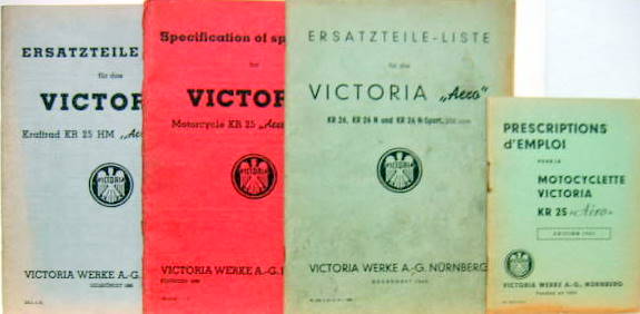 Couverture de VICTORIA AERO CATALOGUE DE PIECES DETACHEES AU CHOIX