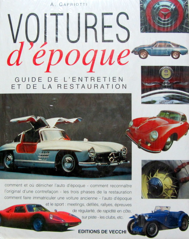 Couverture de VOITURES D'EPOQUE GUIDE DE L'ENTRETIEN ET DE LA RESTAURATION LIVRE NEUF