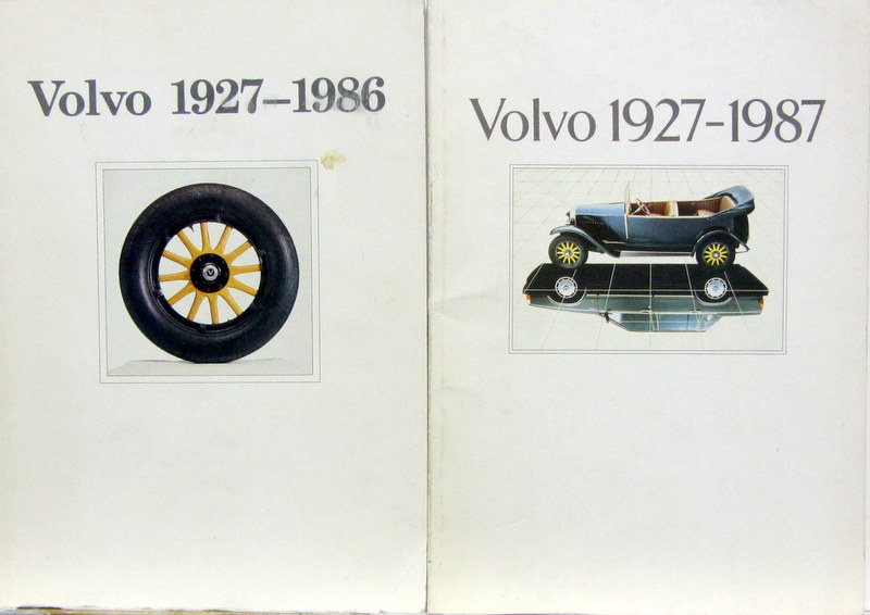Couverture de VOLVO 1927-1987 HISTORIQUE DE LA MARQUE
