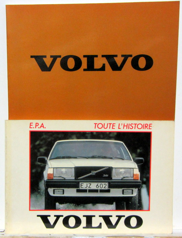 Couverture de VOLVO TOUT L'HISTOIRE CHEZ EPA