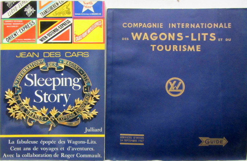 Couverture de SLEEPING STORY LA FABULEUSE EPOPEE DES WAGONS LITS - COMPAGNIE INTERNATIONALE DES WAGONS LITS GUIDE 1967