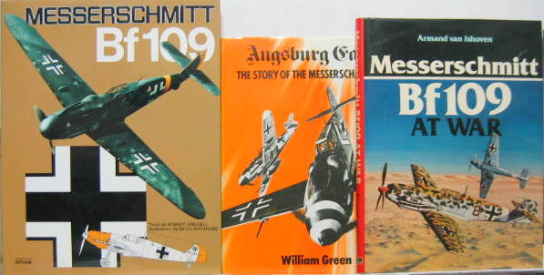 Couverture de BF 109 DESSINS DE WATANABE-AUGSBURG EAGLE THE STORY OF THE MESSERSCHMITT BF 109 -AT WAR