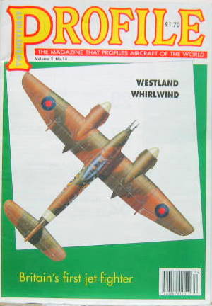 Couverture de WESTLAND WHIRLWIND DE PROFILE  EN ANGLAIS
