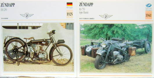 Couverture de ZUNDAPP KS 750 TYPE RUSSIE  ET EM 250 FICHE RECENTES